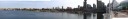 Panorama looking east from Canada Place toward Gastown.  It's easy to tell
Gastown is one of the older sections of the city.  On the right of the
image is downtown itself -- it's got newer and taller buildings.  On the
far right of the image is some of Canada Place, the cruise ship terminal.
